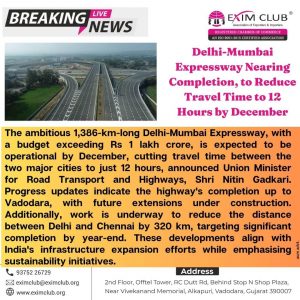 Delhi-Mumbai Expressway Nearing Completion, to Reduce Travel Time to 12 Hours by December